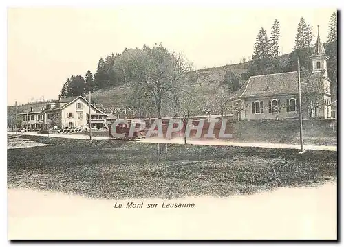 Moderne Karte Entre le petit Mont et Coppoz. Vers 1908. Coll.Dalimier