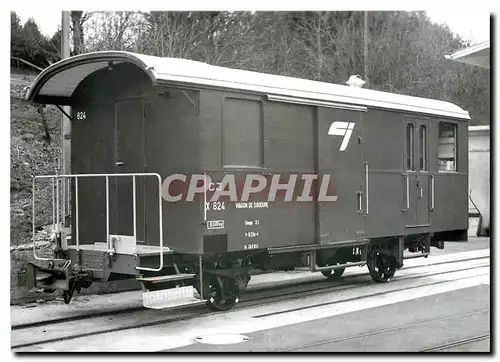 Moderne Karte X 824 (Serie FZ 11 12)  wagon de soudure  a Tramelan.22.4.1979. photo C-B Rossinelli