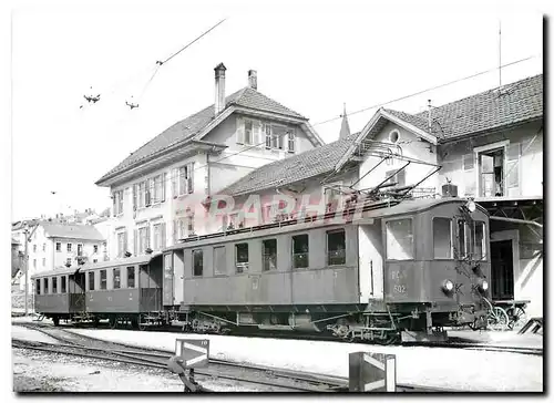 Moderne Karte Tramelan 1.4.1951 Photo P.Willen