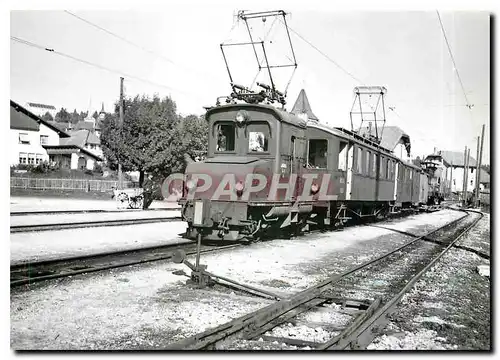 Moderne Karte Arriv�e au Noirmont.9.10.1952. photo P.Willen