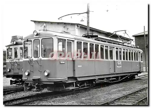 Moderne Karte BDe 4/4 1 (ex LJB) avec nouvelles cabines de conduite e: BDe 4/4 7 (ex ESZ N 1) a langenthal.12.