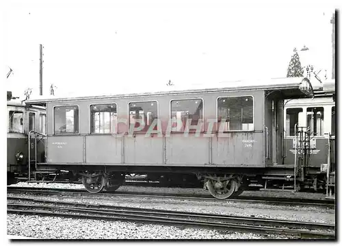 Moderne Karte Voiture C 17 (C 16-19 ex LMB) � Langenthal 12.4.1963. Photo J_L Rochaix