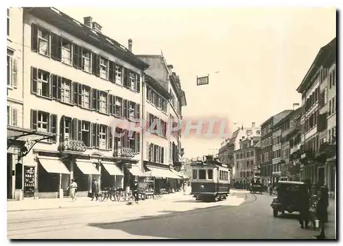 Moderne Karte Bienne  rue du anal  vers 1920  Coll VHS