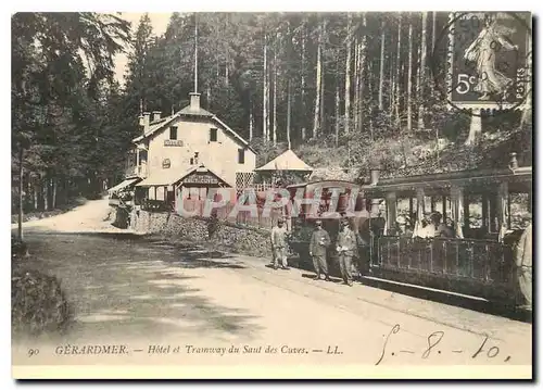 Cartes postales moderne Pr�s de gerardmer  train-vapeur au Saut-des-Cuves. Coll J-L Rochaix