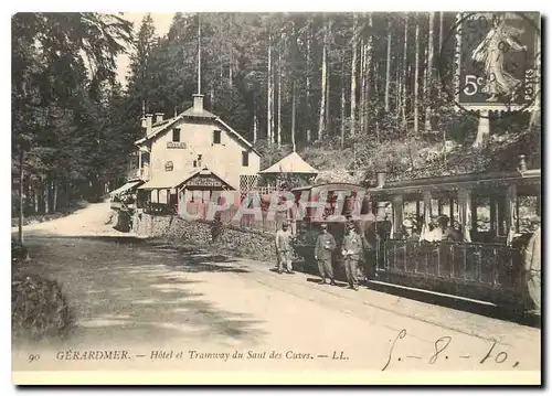 Moderne Karte Pr�s de gerardmer  train-vapeur au Saut-des-Cuves. Coll J-L Rochaix