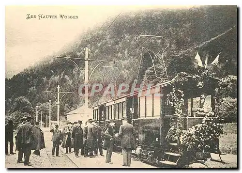 Cartes postales moderne motrice A2 a retounemer  lors de l'inauguration de la traction �lectrique  Coll C. borderie