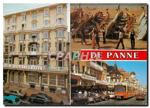 Cartes postales moderne Un bonjour de�DE PANNE