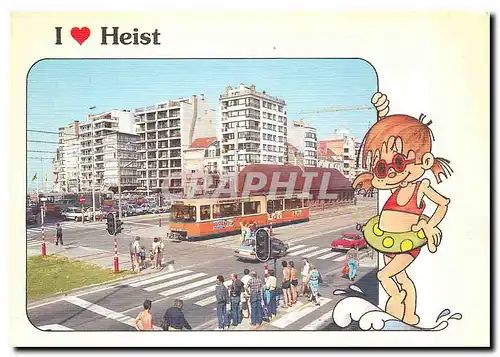 Cartes postales moderne I love HEIST