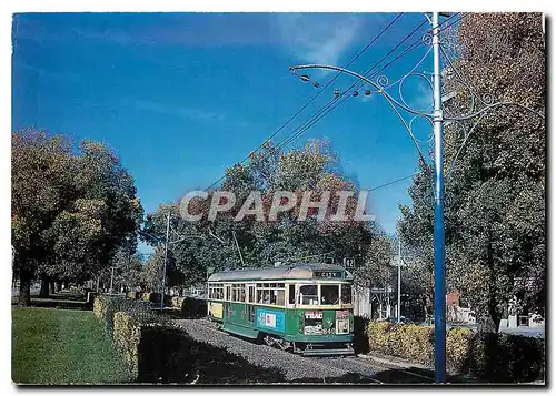 Cartes postales moderne W Class tram 840 glides along Victoria Parade in May 1073   photo by R.J Marsh T 102