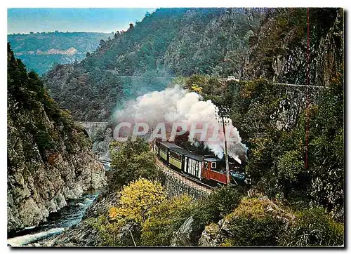 Cartes postales moderne CHEMIN DE FER DU VIVARAIS LIGNE TOURNON - LAMASTRE (Ard�che)