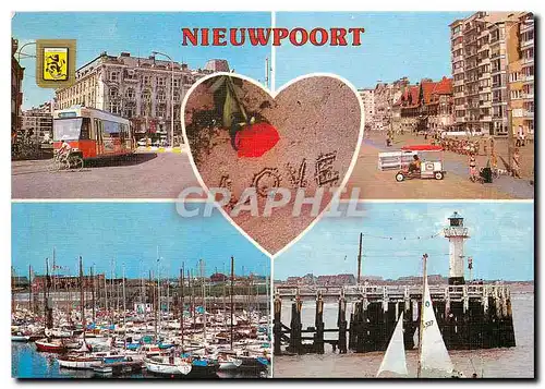 Cartes postales moderne Un bonjour de Nieuwpoort