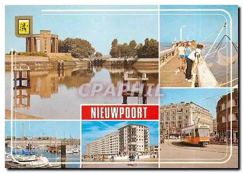Cartes postales moderne Un bonjour de  NIEUWPOORT