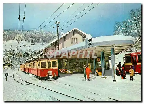 Cartes postales moderne Gare de STE CROIX  Chemin de fer Yverdon-Ste Croix