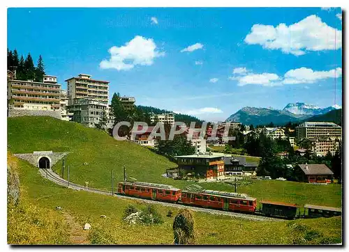 Moderne Karte Arosa  Chur-Arosa-Bahn