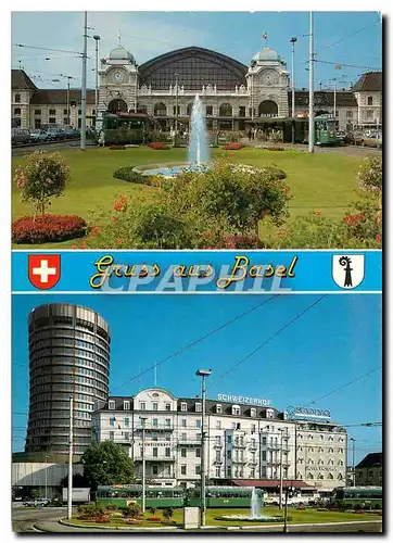 Cartes postales moderne Bale Centralbahnplatz