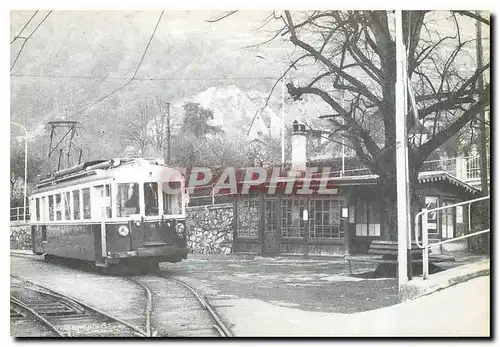 Moderne Karte Bde 4/4 111 en gare d'Olion