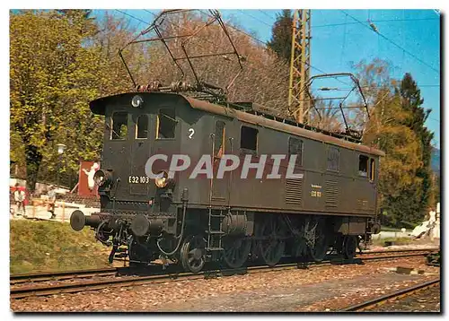 Moderne Karte Electro-Personenzuglokomotive E 32 103