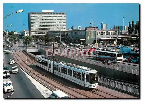 Moderne Karte NANTES La Gare d'Orleans