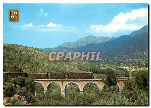 Moderne Karte MALLORCA Viaduc du chemin de fer