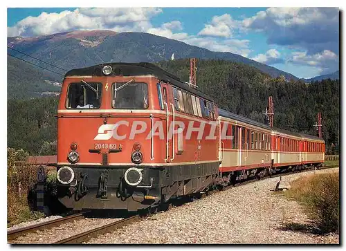 Moderne Karte Austrian Federal Railways