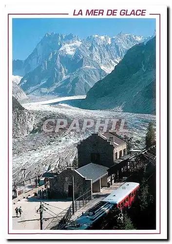 Moderne Karte Massif du Mont-Blanc