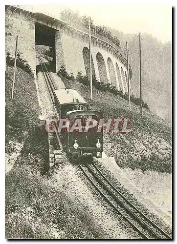 Cartes postales moderne Arriv�e � Caux  au d�but de l'exploitation Ver 1893