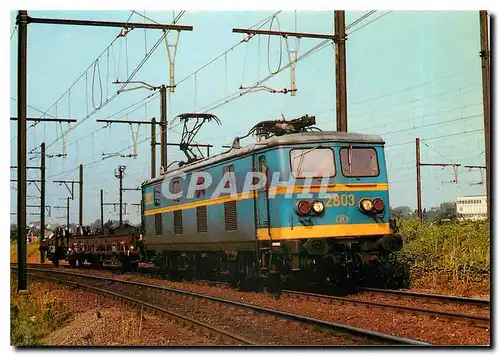 Moderne Karte La BB 2803 �Bruxelles-Shaerbeek le 1 er Aout 1984