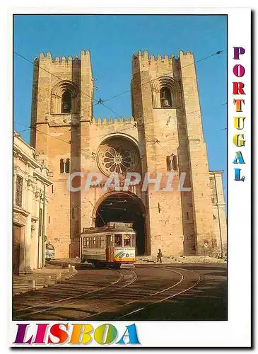 Cartes postales moderne LISBONNE: la Cathedral. Surnome� Eglise de Santa Maria Mator