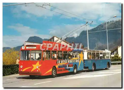 Moderne Karte Trolleybus 9 serie 1-18