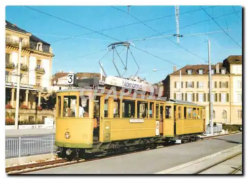 Moderne Karte Tram de Corcelles