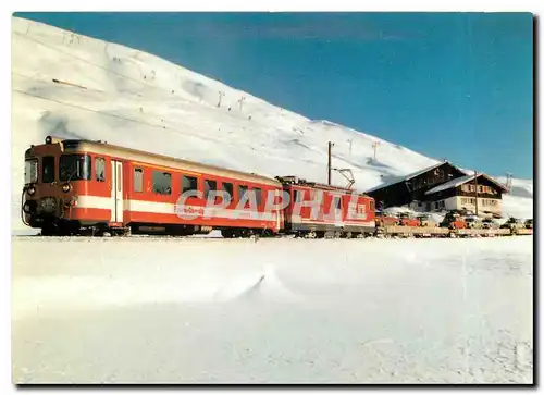 Moderne Karte Autozug ob Andermatt