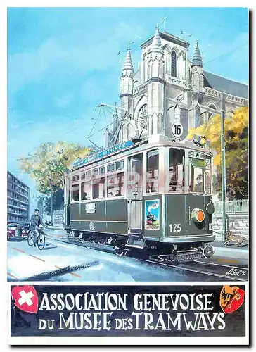 Moderne Karte Automotrice Be z/z 125