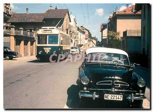 Cartes postales moderne Transports regionnaux neuchatelois (TRN)