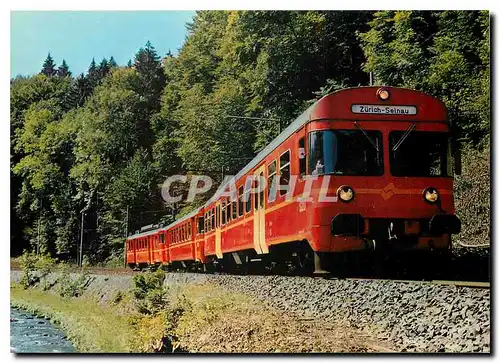 Moderne Karte SZU Sihital-Zurich-Uetliberg-Bahn