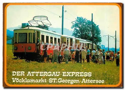 Moderne Karte Lokalbahn Vocklamarkt-Atlersee