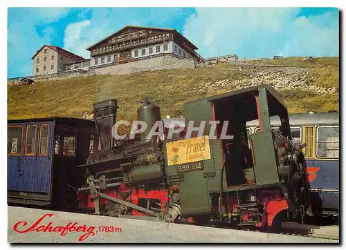 Moderne Karte Bergstation Schafbergbahn