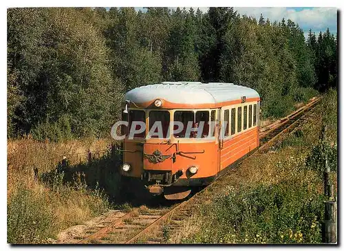 Cartes postales moderne Swedish State Railways  narrow gauge railcar YP 900