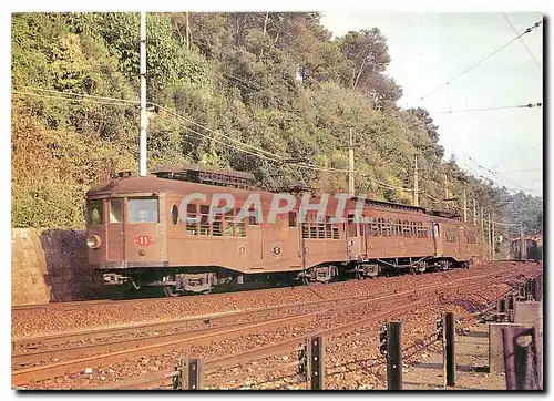 Moderne Karte Ferrocarrils de Canalunya