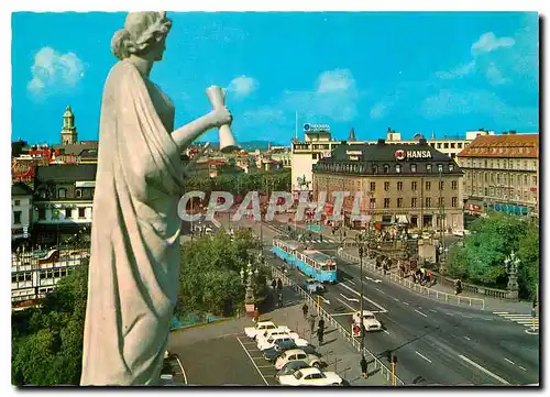 Cartes postales moderne Goteborg Utsikt fran Stora Teatern