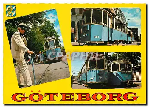 Cartes postales moderne Goteborg Sparvagnar