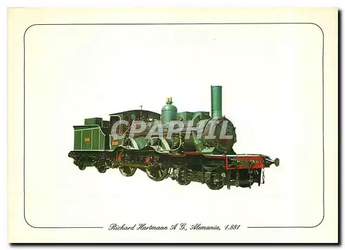 Cartes postales moderne Train Richard Hartmann Alemania 1 881