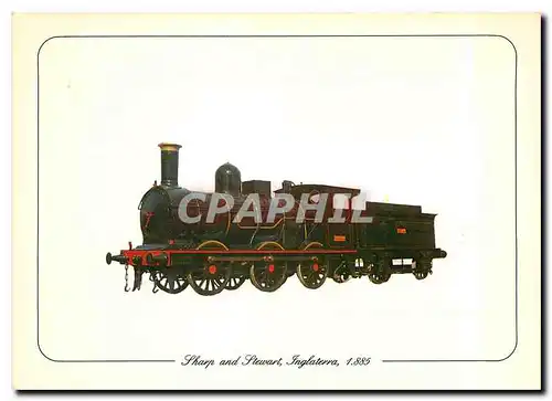 Cartes postales moderne Train Sharp and Stewart Inglaterra 1 885