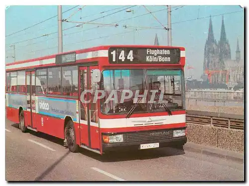 Moderne Karte Linienomnibusse der KVB