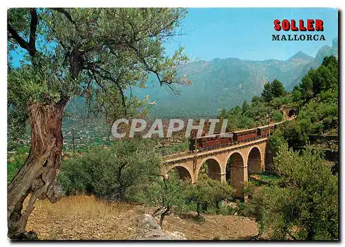 Cartes postales moderne TREN PALMA-SOLLER MALLORCA
