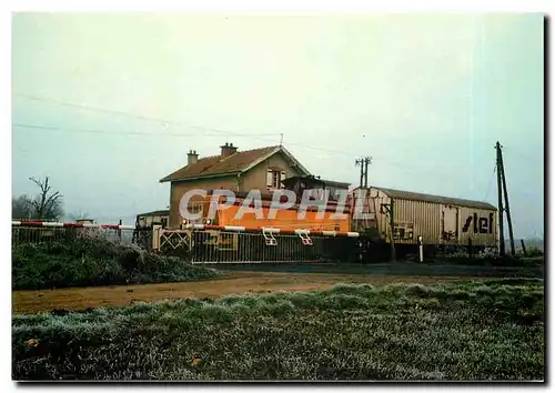 Moderne Karte 3-PITHIVIERS-le-VIEL (45). Ligne de Pithiviers � Beaune-la-Rolande PN2 - Route d'Orl�ans. Train