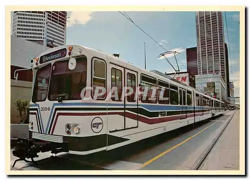 Moderne Karte CALGARY  Alberta Canada.algary's L.T.R (Light Rail Transit)is one of the most efficient urban tr