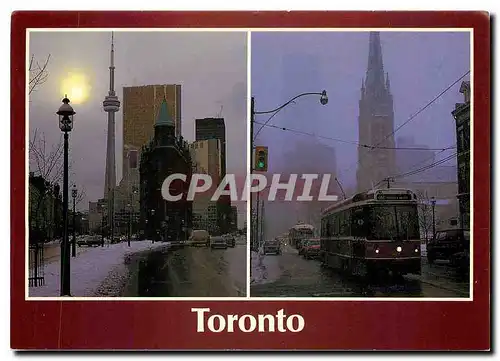 Cartes postales moderne TORONTO ONTARIO CANADA.La ville reine du canada est occasionnellementla victime d'une tempete hi