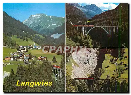 Cartes postales moderne Langwies GR 1377 m