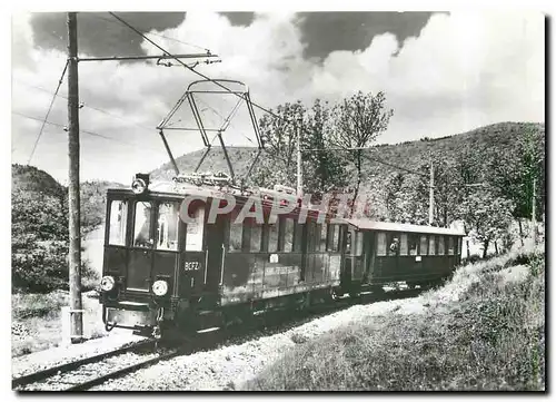 Cartes postales moderne BCFZe 4/4 (CFEJ) + BC No 52 pres du Muids en 1924