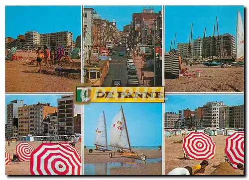 Cartes postales moderne Un bonjour de DE PANNE